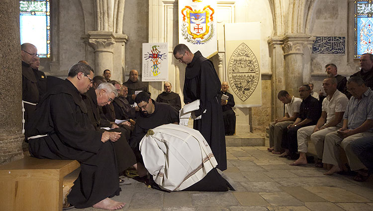 liturgie franciscaine au Cénacle