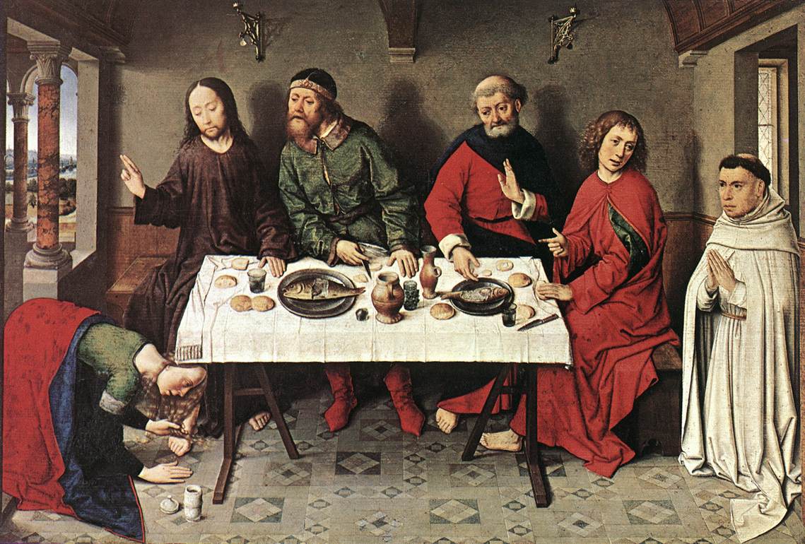 Dieric Bouts, Le Repas chez Simon le pharisien, Gemäldegalerie (Berlin).