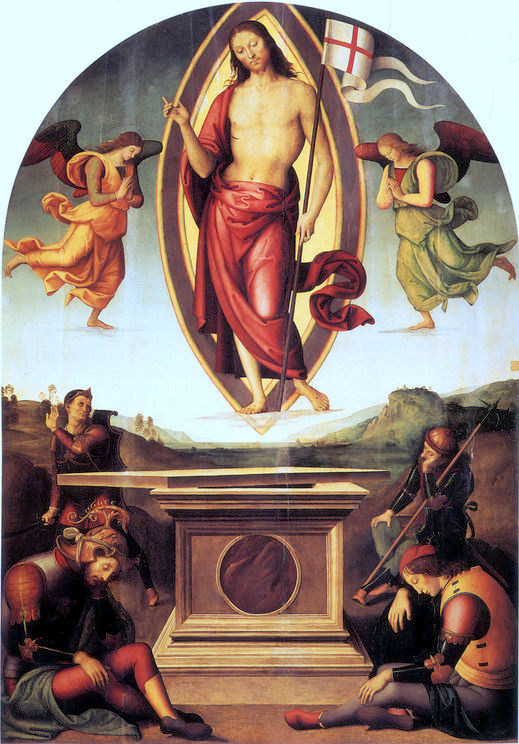 La Résurrection de San Francesco al Prato, par Le Pérugin, 