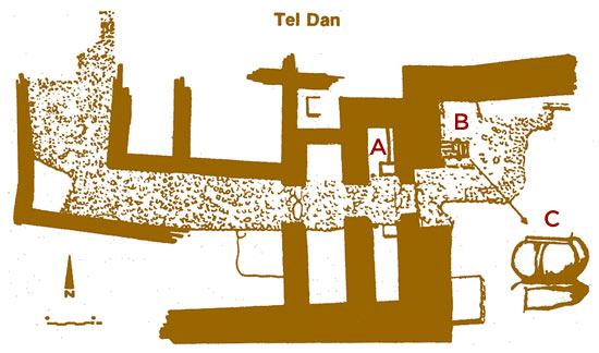 Reconstitution de la porte de Tel Dan 