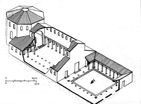 Reconstitution de l’église de Constantin