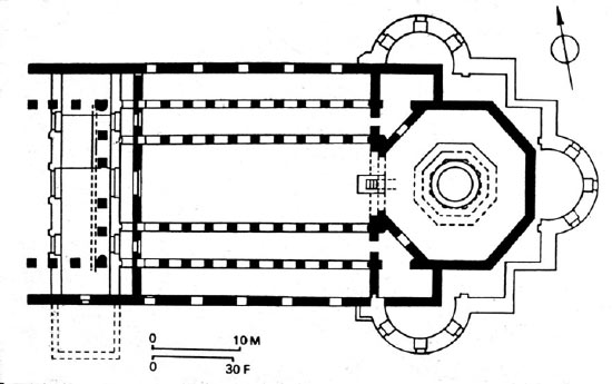 Plan de l'église de la Nativité