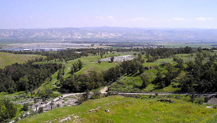 Vue de la vallée de Beth Shean