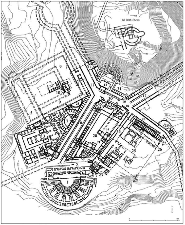 plan de Scythopolis